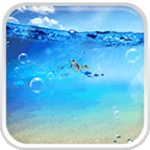 ocean live wallpaper android application logo